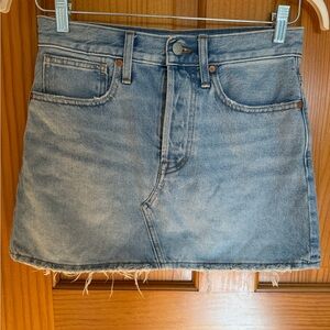 Madewell Denim Mini Skirt
